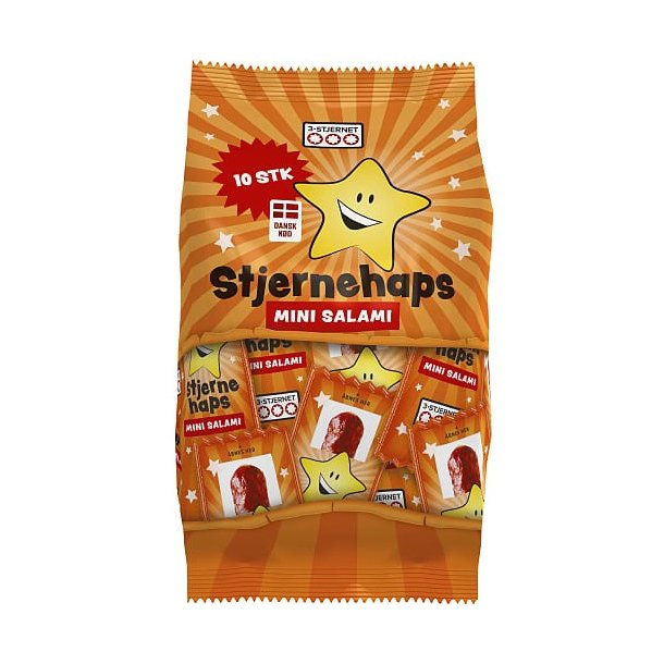Mini Salami fra 3-stjernet. 10stk mini salamier. 