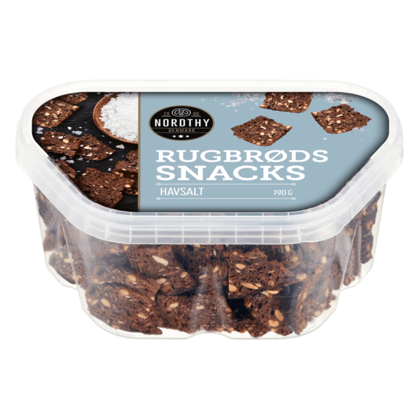 Rugbr�dssnacks med salt 190g