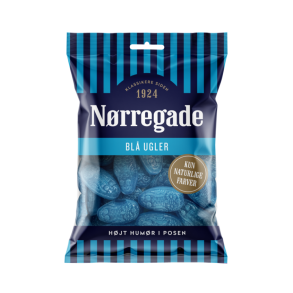 N�rregade bl� ugler, 100 gram