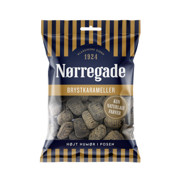 N�rregade brystkarameller, 100 gram