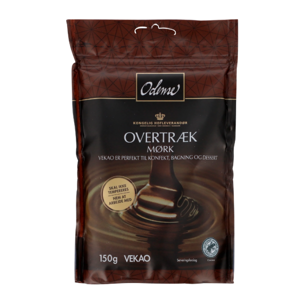 Overtrkschokolade (knapper) Odense, mrk 150 gram