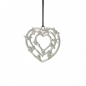 Rosendahl Karen Blixen Hjerteguirlander, forslvet, 7cm