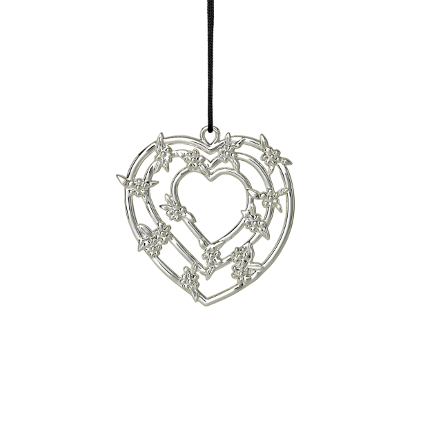 Rosendahl Karen Blixen Hjerteguirlander, forslvet, 7cm