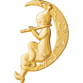 Rosendahl Ole Lukje, 8cm. Forgyldt.