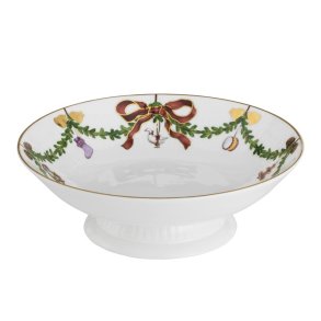 Royal Copenhagen Julestel Skl p fod, 18cm.
