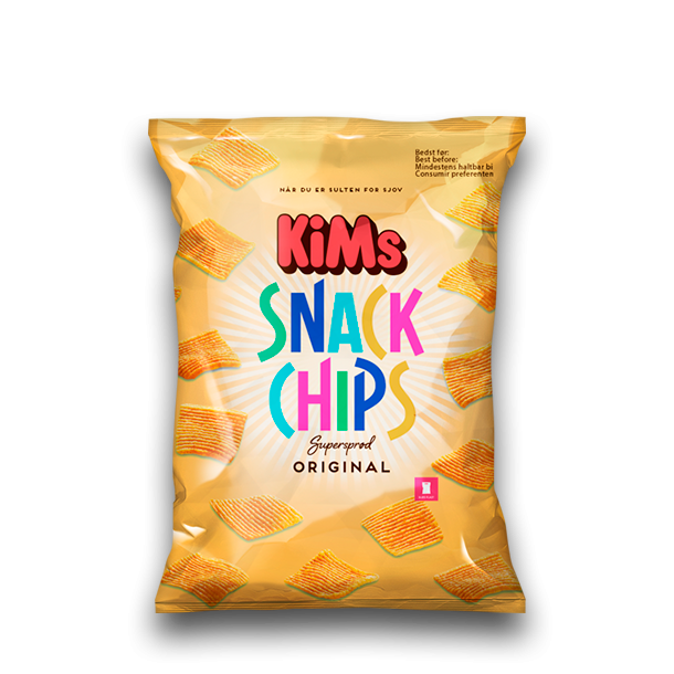 Kims Snack Chips Gul, 145g