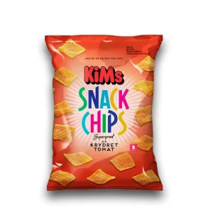 Kims Snack Chips med Tomat, 145g.