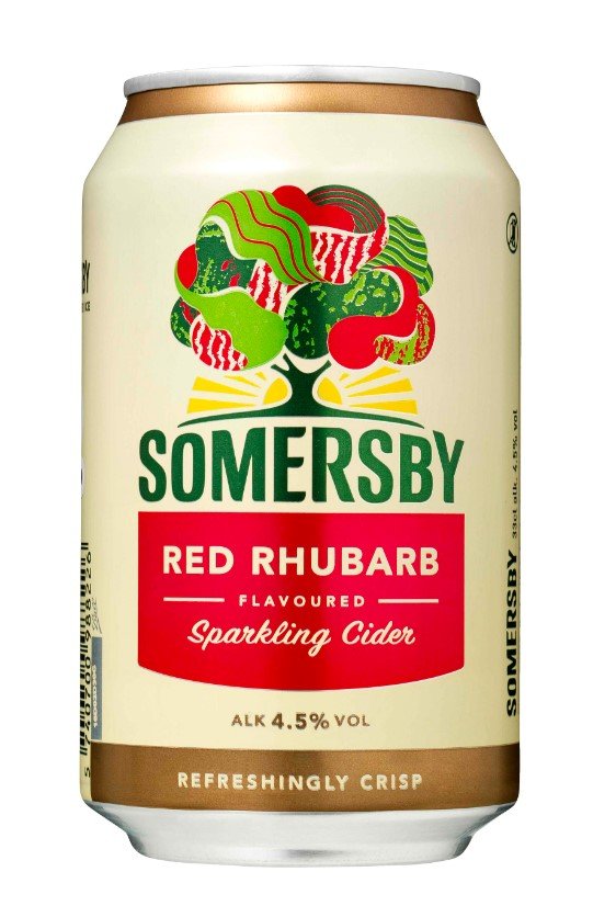 Somersby Cider med Rabarber, 2 dåser Øl & Cider hjemve.dk