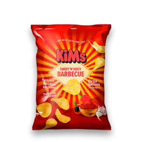 Kims Chips med barbecue, 160-170g