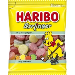 Haribo Syrlinger, 120 gram