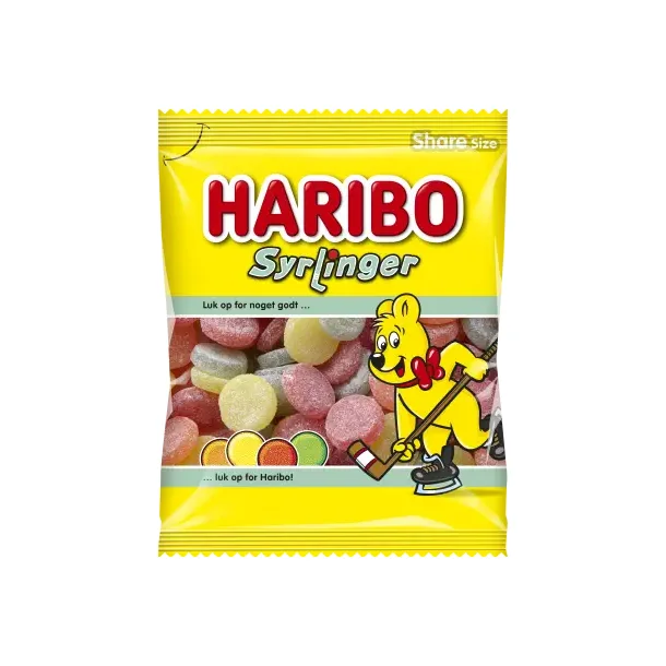 Haribo Syrlinger, 120 gram