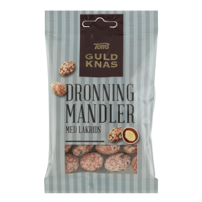 Toms Dronning Mandler Med Lakrids, 75 gram