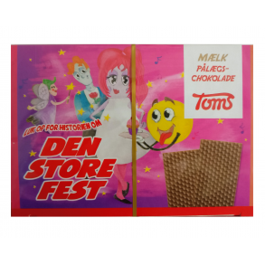 Toms plgschokolade, lys, 90g