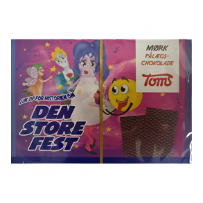 Toms plgschokolade, mrk, 90g