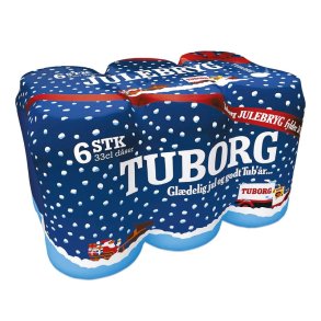 Tuborg julebryg p� d�se, 6-pack