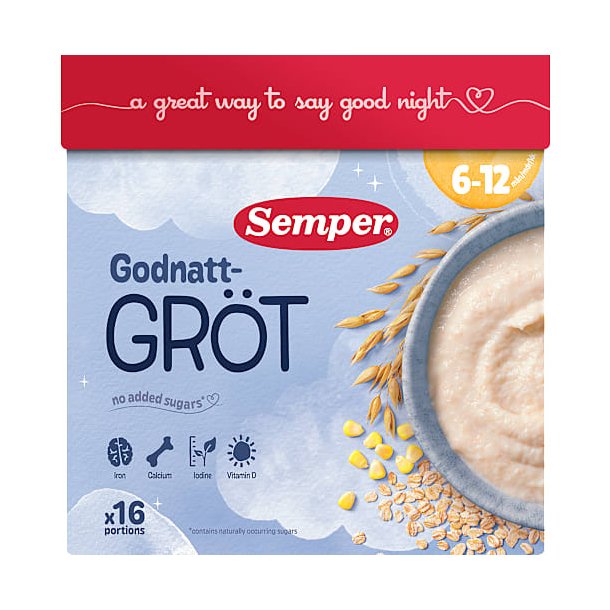 Semper Godnatgr�d fra 6 mdr - 480g