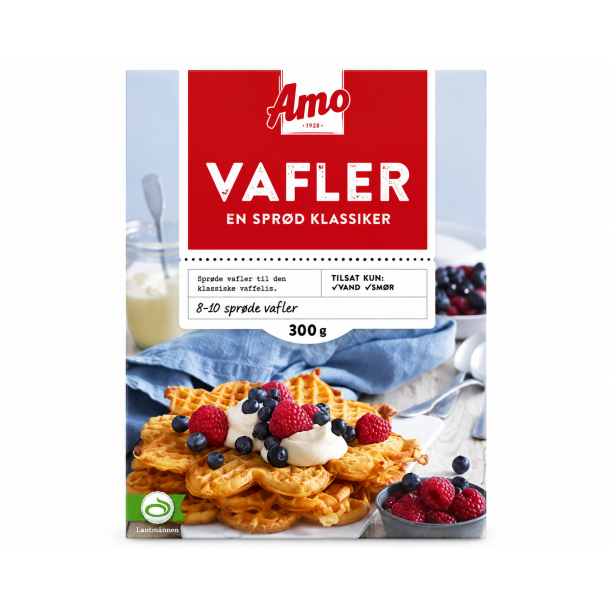 Amo Vafler, melblanding. 300g