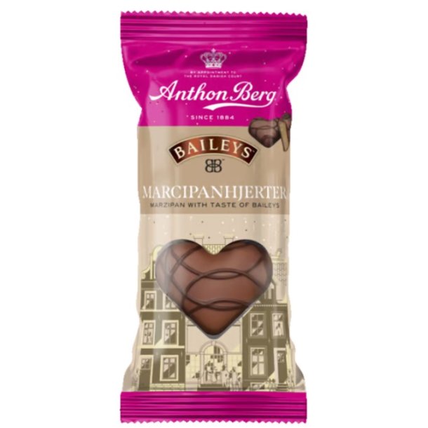 Anthon Berg Marcipanhjerter med Baileys. 84g