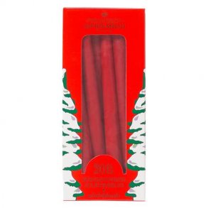 Asp-Holmblad hnddryppede juletrslys, rde, 20 stk.