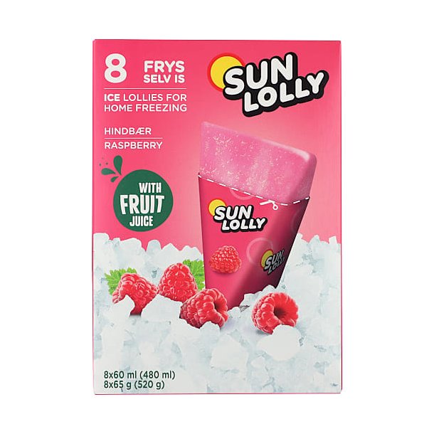 Sun Lolly Frys-selv is, Hindb�r