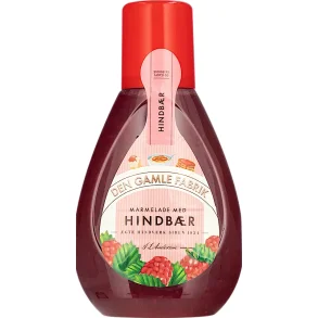 Marmelade p� plastflaske. Den Gamle fabrik 425g