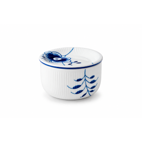 Royal Copenhagen Bl� Mega Riflet Opbevaringskrukke 33cl