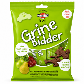 Castus Grinebidder Gr�n, med �ble, p�re og gr�nk�l, 70g