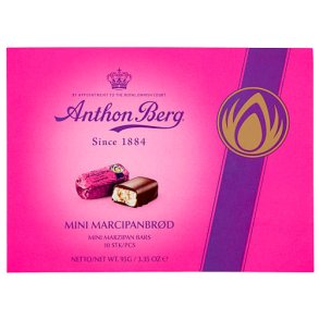 Mini marcipanbr�d fra Anthon Berg. 10 styks.