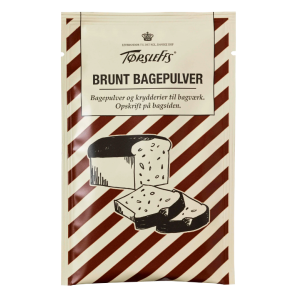 Brunt Bagepulver.