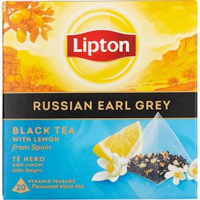 Lipton Russian Earl Grey Tea, 20 poser