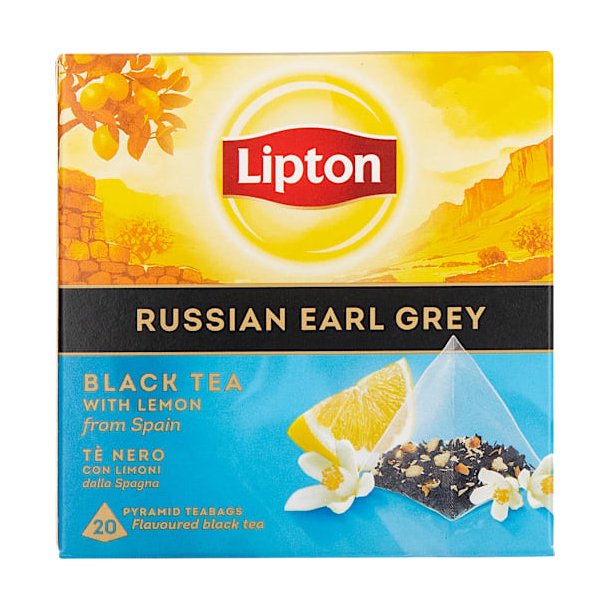 Lipton Russian Earl Grey Tea, 20 poser