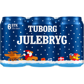 Tuborg julebryg p� d�se, 6-pack