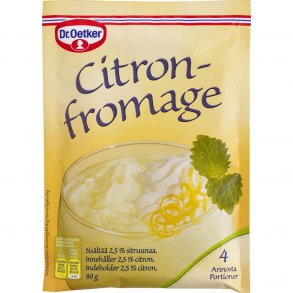 Citronfromage, Dr. Oetker. 80g