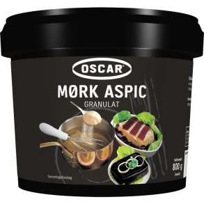M�rk Aspic Skypulver. 800g (produktet er desv�rre besv�rligt at skaffe, s� l�ngere leveringstid)
