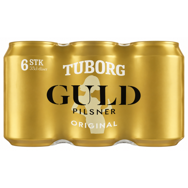 Tuborg Guld �l, 6-pack. 