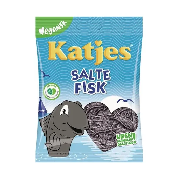 Katjes Salte Fisk, 80 gram