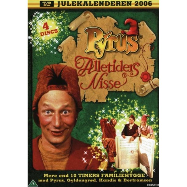 DVD Pyrus Julekalender. Alletiders Nisse. 