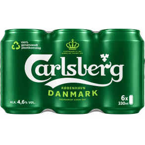 Carlsberg, 6-pack.