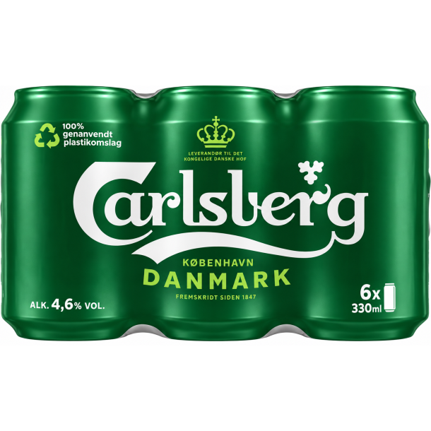 Carlsberg, 6-pack.