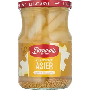 Asier i strimler Beauvais, 560 gram(Gherkin in slices, Beauvais, 560 gram)