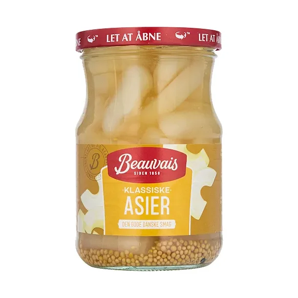 Asier i strimler Beauvais, 560 gram(Gherkin in slices, Beauvais, 560 gram)