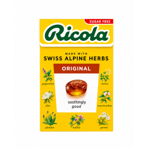 Ricola sukkerfri originale urtebolcher. 50g