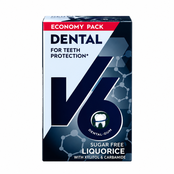 V6 Tyggegummi �konomipakke 72 gram - V�lg din yndlingsvariant