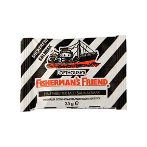 Fishermans Friend Salmiak Sukkerfri, 2 poser