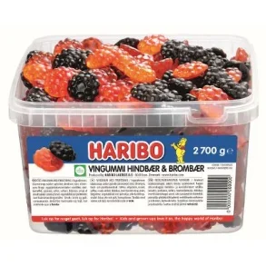 Haribo Hindb�rbromb�r 2,7kg