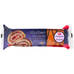 Roulade med hindbr, fra Dan Cake. 300g
