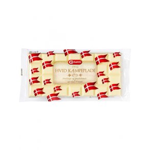 Hvid kmpeplade chokolade, 170g