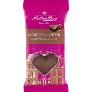 Anthon Berg Marcipanhjerter med nougat. 84g