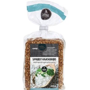 Spr�dt Kn�kbr�d med urter og havsalt fra Smag forskellen - Irma, 220g