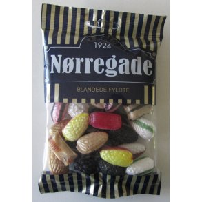 N�rregade blandede fyldte bolsjer, 100 gram